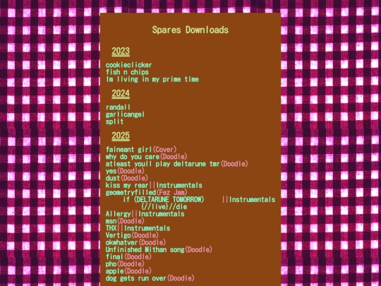 spares screenshot