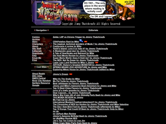 editorials screenshot