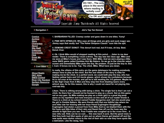 editorials/donutz screenshot