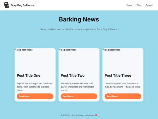 blog screenshot