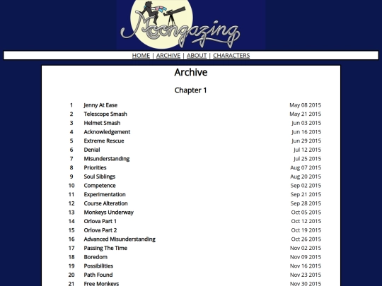 archive screenshot