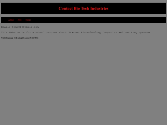 Contact screenshot