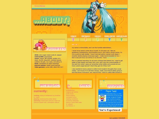 aboutme screenshot