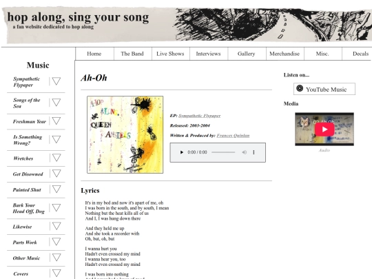 music/ah-oh screenshot
