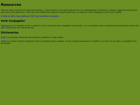 resources screenshot