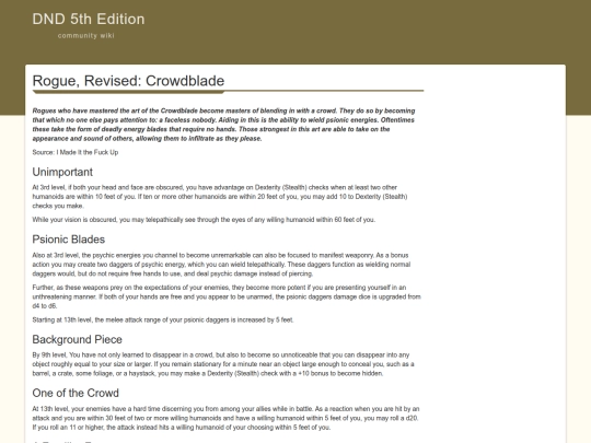 rogue/crowdblade screenshot