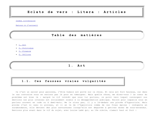 litera/articles screenshot