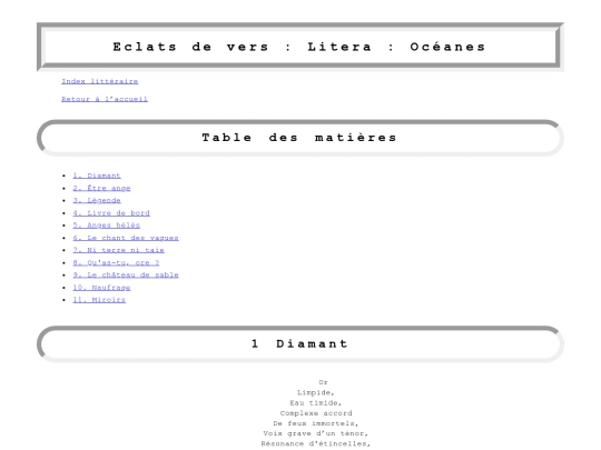litera/oceanes screenshot