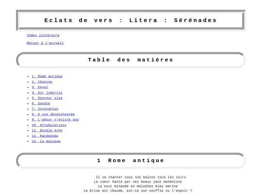 litera/serenade screenshot