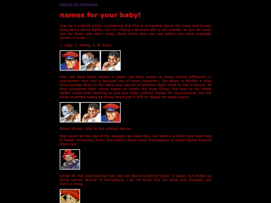 sfnames screenshot