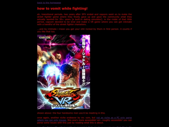 sfvr screenshot