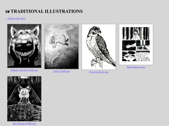 portfolio/traditional-illustrations screenshot
