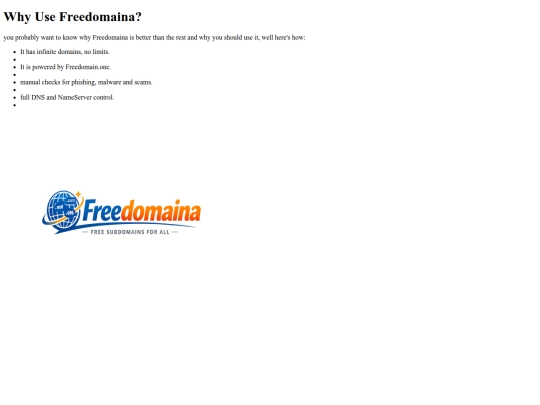 whyusefreedomaina screenshot
