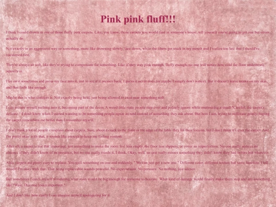 c-n-diaries/pinkcarpet screenshot