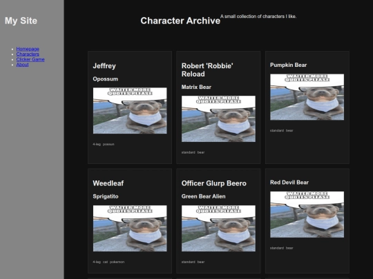 characters screenshot