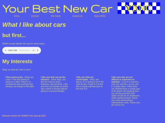 information screenshot