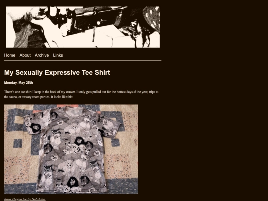 posts/2026-05-25-My-Sexually-Expressive-Tee-Shirt screenshot