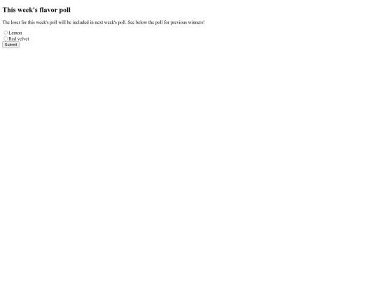 poll screenshot