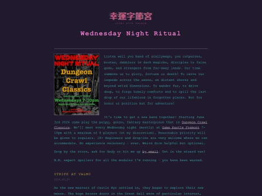 rpg/wednesday-night-ritual screenshot