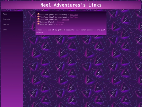 links screenshot