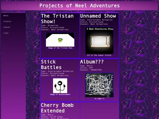 projects screenshot
