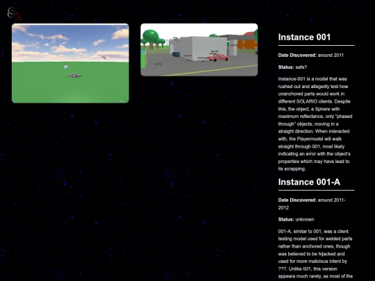 instance-001 screenshot