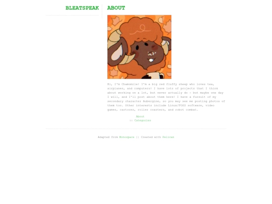 pages/about screenshot