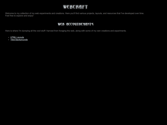 webcraft/webcraftindex screenshot