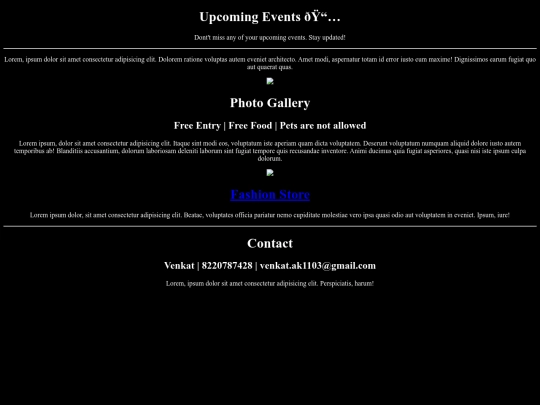 event/event screenshot