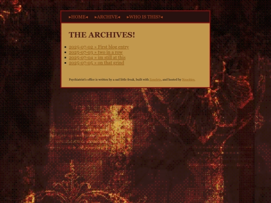 archive screenshot