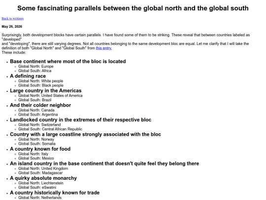 globalnorthsouth screenshot