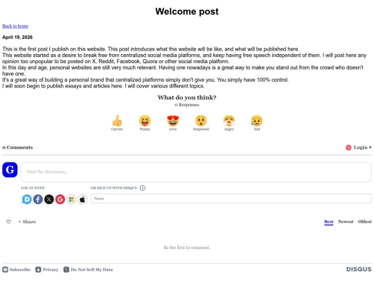 welcome screenshot