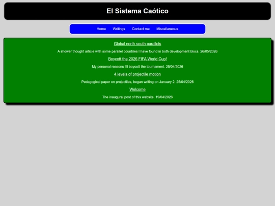 writings screenshot