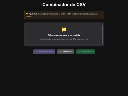 CombCSV screenshot