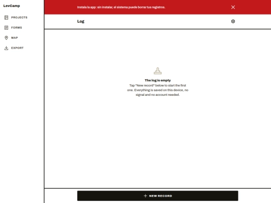 LevCamp screenshot