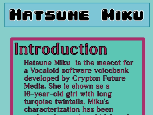 HatsuneMikuWiki screenshot