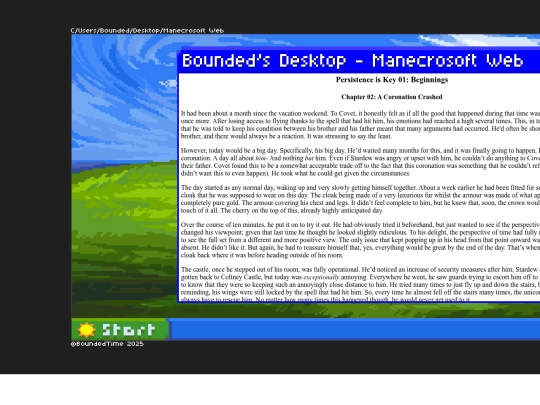 Persistence is Key 01: Beginnings (OLD)/chapter02 screenshot