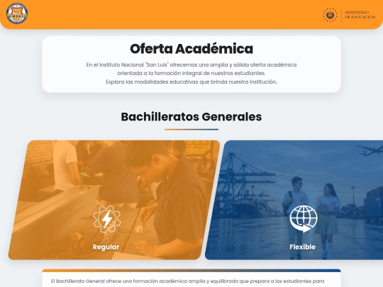html/bachillerato screenshot