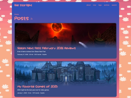 posts/page/1 screenshot