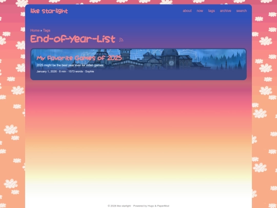 tags/end-of-year-list screenshot