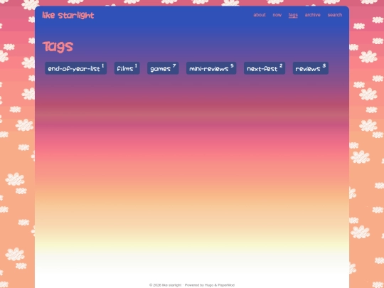 tags screenshot