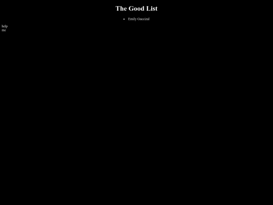 goodlist screenshot