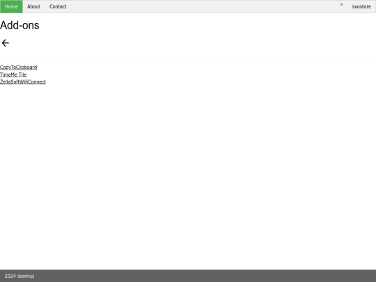 sxostore/addons screenshot