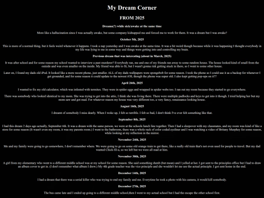 Blogs/dreamcorner25 screenshot