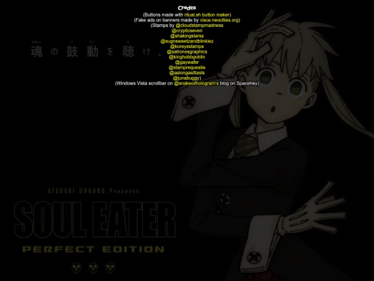 ExtraPages/Credits screenshot