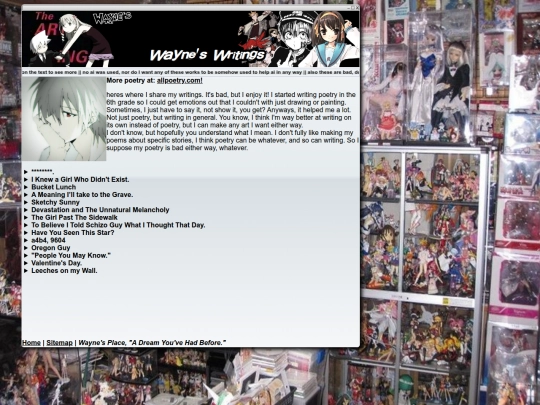 Writings screenshot