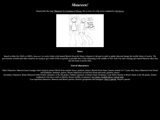 ocs+stories/Maureen screenshot
