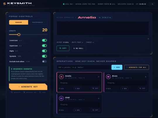 PasswordGenerator screenshot