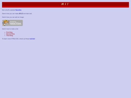 index screenshot
