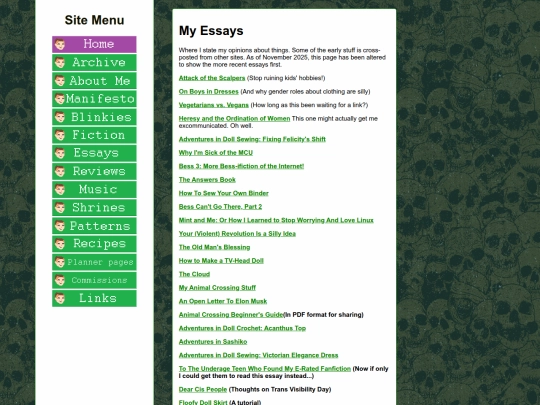 essays screenshot